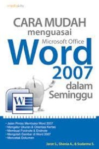 Image of Cara Mudah Menguasai Microsoft Office Exel 2007 dalam Seminggu