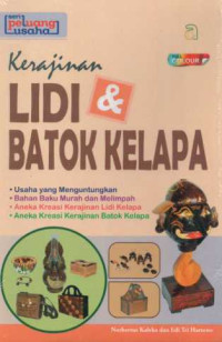 Kerajinan Lidi & Batok Kelapa