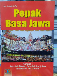Image of Pepak Bahasa jawa