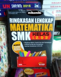 Image of Ringkasan Lengkap Matematika SMK Kelas 1,2 & 3
