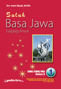 Image of Suluk Basa jawa Gagrag Anyar SMA/SMK/MA Kelas X