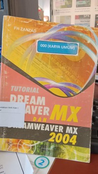 Image of Tutorial Dream Weaver MX dan Dreamweaver 2004