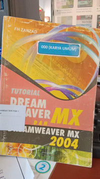 Tutorial Dream Weaver MX dan Dreamweaver 2004